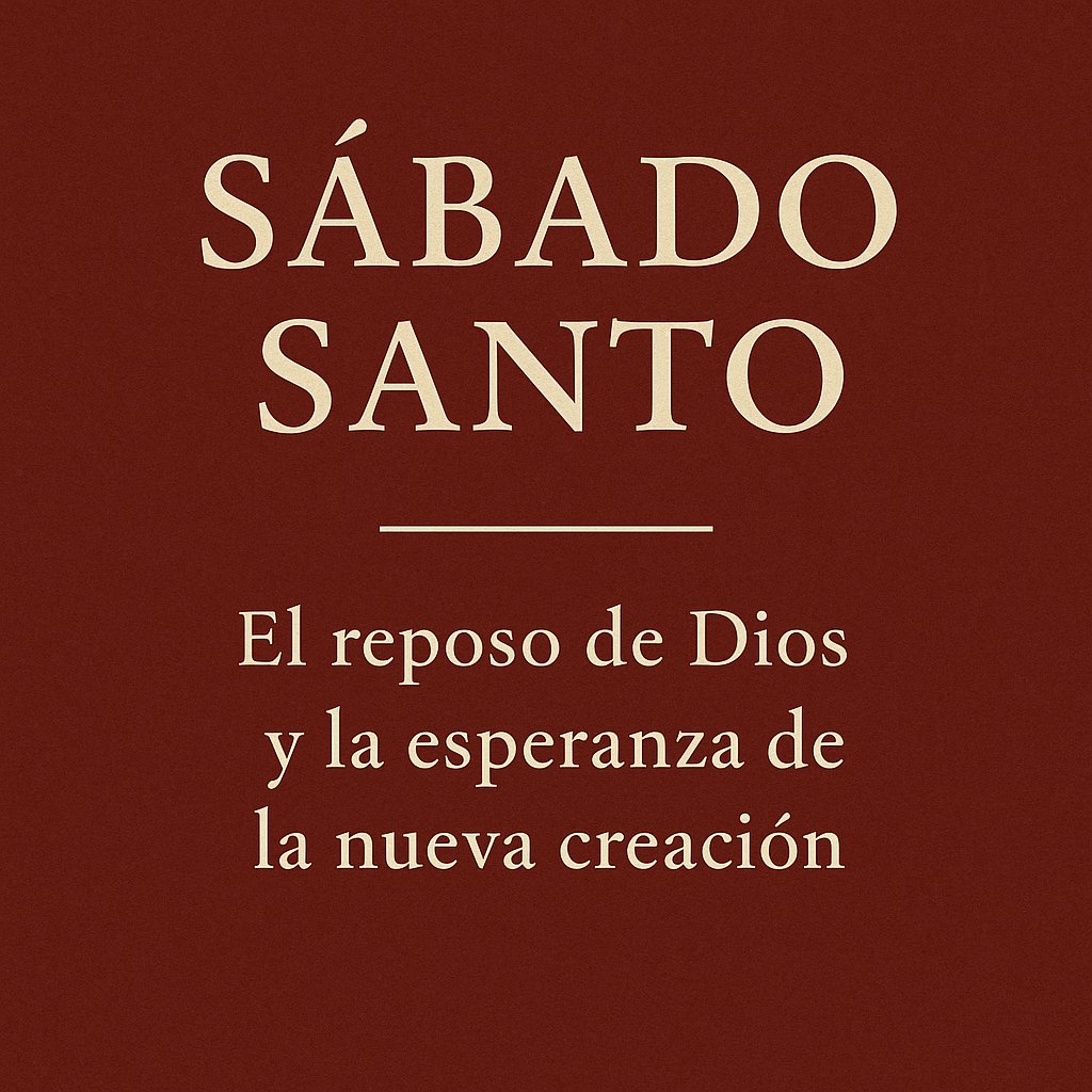 Sabado Santo El reposo de Dios